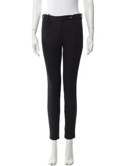 Pre-owned Loro Piana Daryl Skinny Leg Pants In Black