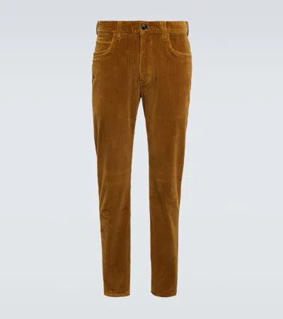 Loro Piana Doccio Corduroy Slim Pants In Desert Mist