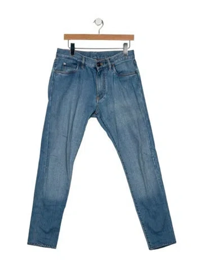 Pre-owned Loro Piana Doccio Skinny Jeans In Blue