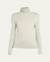 Loro Piana Dolce Vita Cashmere Turtleneck In 50x6 Wasabi Powder
