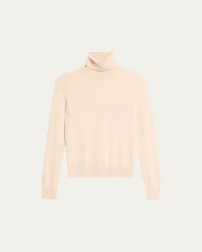 Loro Piana Dolce Vita Cashmere Turtleneck In Tapioca
