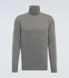 Loro Piana Cashmere Rollneck Sweater In Wild Dove Melange