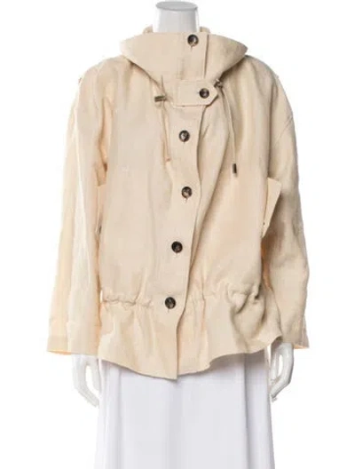 Pre-owned Loro Piana Dominick Linen Jacket In Neutrals