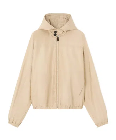 Loro Piana Donny Bomber Jacket In Brown
