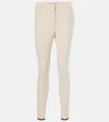 Loro Piana Doris Cotton-blend Twill Slim Pants In White