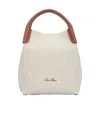Loro Piana Double Handle Tote Bag In Naturalcaramelsugarsungold