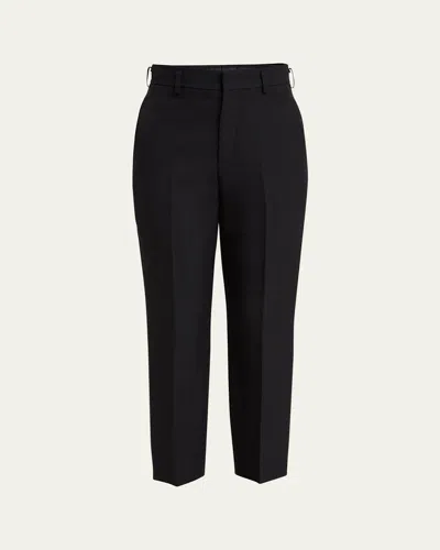 Loro Piana Doyle Wool Trousers In Black