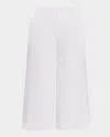 Loro Piana Drake Antigua Linen Wide-leg Culotte Trousers