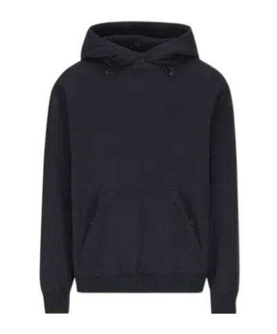 Loro Piana Drawstring Button Detailed Hoodie In Black