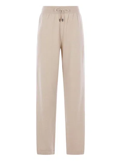 Loro Piana Drawstring-fastening Track Pants In Neutral
