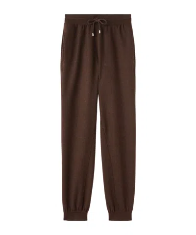 Loro Piana Drawstring Knit Pants In Black