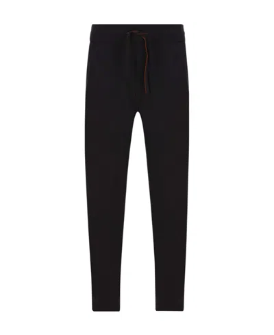 Loro Piana Drawstring Knitted Pants In Black