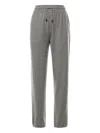 Loro Piana Drawstring Track Pants In Gray