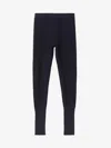 Loro Piana Dreamwool Wool Leggings In Blue