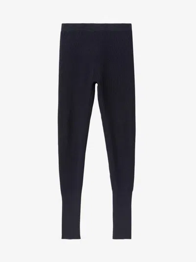 Loro Piana Wool Leggings In Blue