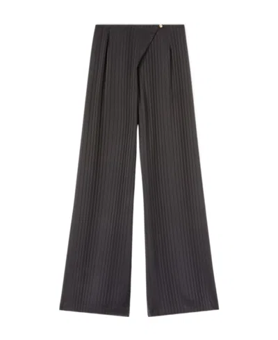 Loro Piana Dresden Wide-leg Trousers In Black