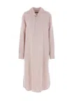 Loro Piana Lora Linen Shirt Dress In Pink