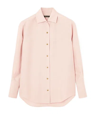Loro Piana Dunia Shirt In Pale Pink