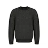 Loro Piana Textured Knit Dunstan Sweater With Ribbed Trims In Black