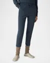 Loro Piana Duo Cashmere Jogger Trousers In B4jy Teal Mel/charco