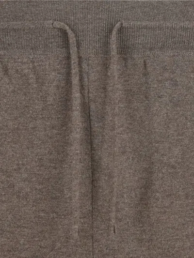 Loro Piana Duo Drawstring Trousers In Gray