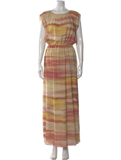 Pre-owned Loro Piana Edwina Long Dress In Neutral