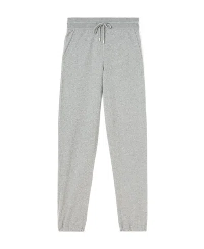 Loro Piana Elastic Lace Sweatpants In Gray