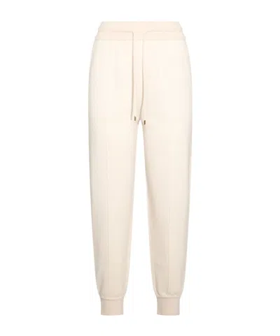 Loro Piana Elastic Waist Casual Pants In White