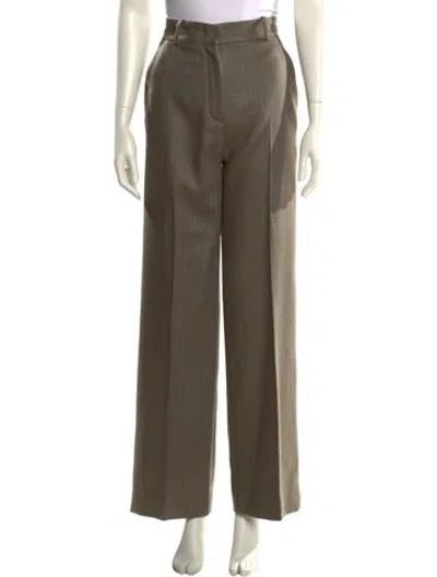 Pre-owned Loro Piana Elias Wide Leg Pants In Neutral