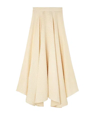 Loro Piana Elise Skirt In Natural Lvory