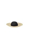 Loro Piana Elizabeth Braided Hemp Sun Hat In Blue Navy/natural Straw