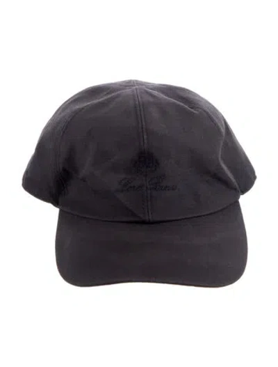 Pre-owned Loro Piana Embroidered Baseball Cap In Blue