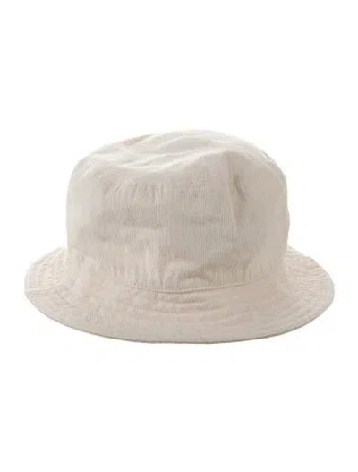 Pre-owned Loro Piana Embroidered Bucket Hat In Neutral