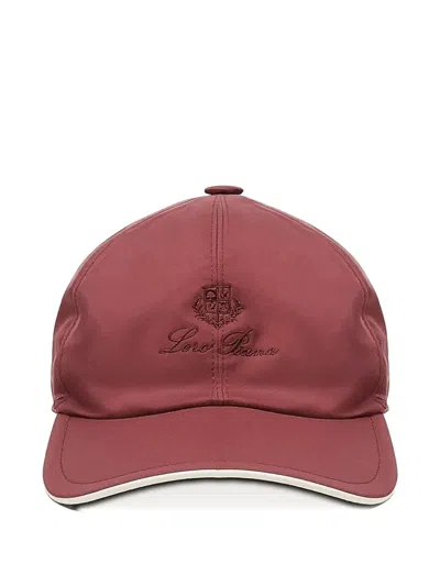 Loro Piana Embroidered-logo Baseball Cap In Pink