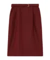 Loro Piana Emilia Women's Skirt In Dark Chestnut