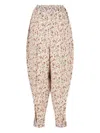 Loro Piana Emon Floral-print Pleated Trousers In Multi