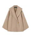 Loro Piana Enrique Cashmere Short Coat In Gray