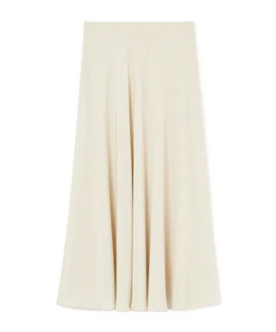 Loro Piana Erika Skirt In White