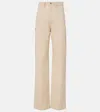 LORO PIANA ETIENNE HIGH-RISE WIDE-LEG JEANS