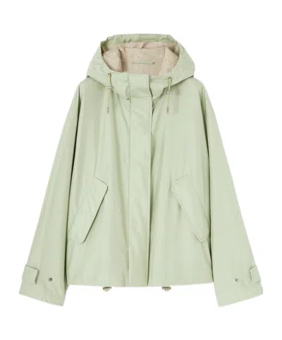 Loro Piana Evan Casual Jacket In Green Fluorite