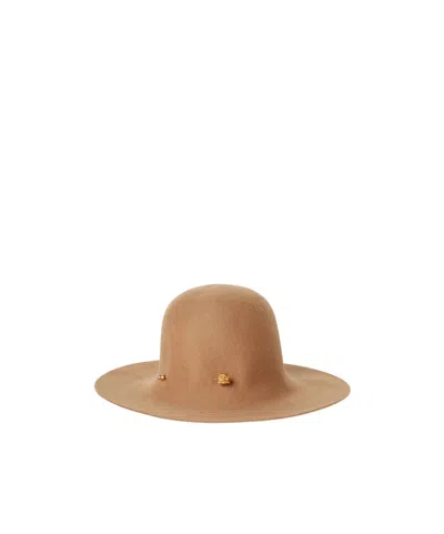 Loro Piana Evelyn Hat In Light Tan