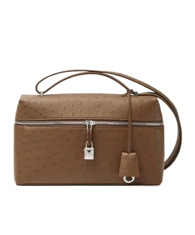 Loro Piana Extra Bag L27 In Wilderness/ancient Silver