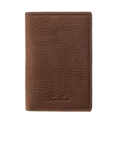 Loro Piana Extra Bifold Cardholder In Brown