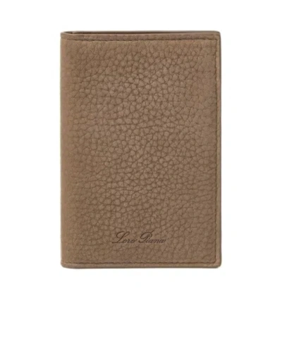 Loro Piana Extra Bifold Cardholder In Brown