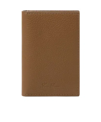Loro Piana Extra Bifold Cardholder In Brown