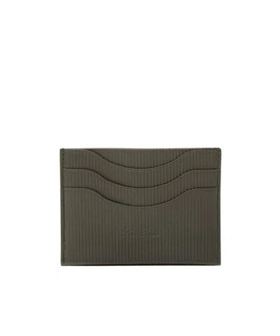 Loro Piana Extra Cardholder In Green