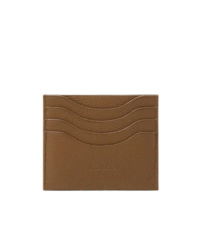 Loro Piana Extra Cardholder In Brown