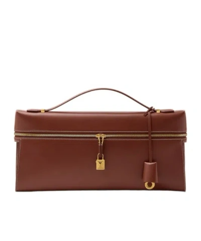 Loro Piana Extra Clutch L36 Tote In Brown