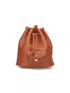 Loro Piana 'extra Drawstring' Backpack In Brown