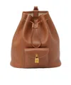 Loro Piana Extra Drawstring Backpack L27 In Warm Tan/sun Gold